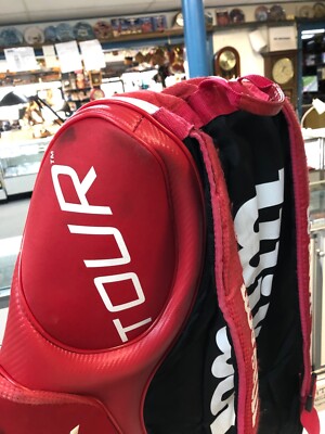 Sac à Dos Wilson Tour Thermoguard – Rouge Et Blanc – Pour Raquette De Tennis
