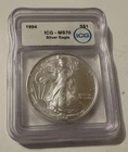 1994 $1 American Silver Eagle ICG MS70