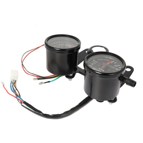 Motorcycle Speedometer Tachometer Odometer Tacho Gauge For Honda Yamaha Kawasaki - Picture 2 of 12