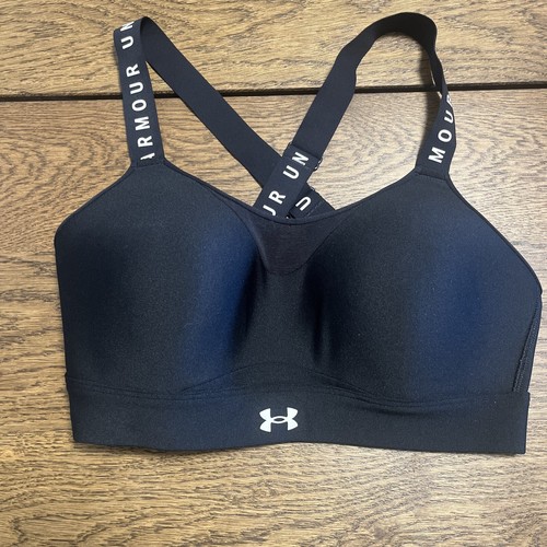 UNDER ARMOUR Black UA HIGH SUPPORT IMPACT SPORTS BRA M NWOT