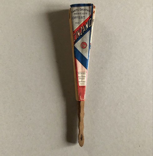 Cinzano — Éventail publicitaire n° 14 - carte de la côte d'azur — circa 1930. - Bild 7 von 9