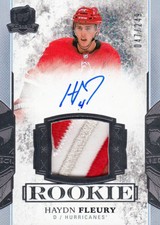 NEW! HAYDN FLEURY 2017/18 UPPER DECK THE CUP ROOKIE PATCH AUTOGRAPH 3C #047/249
