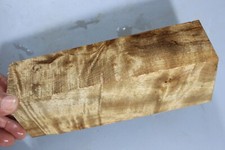 Pen/Knife Scales Ripple Maple Wood Turning Blank 7.9"x2.7"x0.5"-2.2"