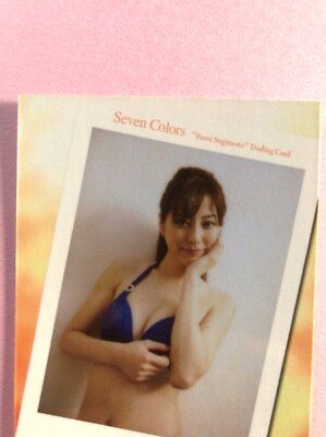 セクシーカード　　LSP2⭐︎037 美品 RG21 Yumi Sugimoto TCG CARD 2013 Seven Colors gravure Bikini Girl