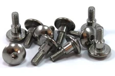 10x Honda Fairing Bolts Stainless m6 x 20mm with 8mm Shoulder VFR CBR Fireblade