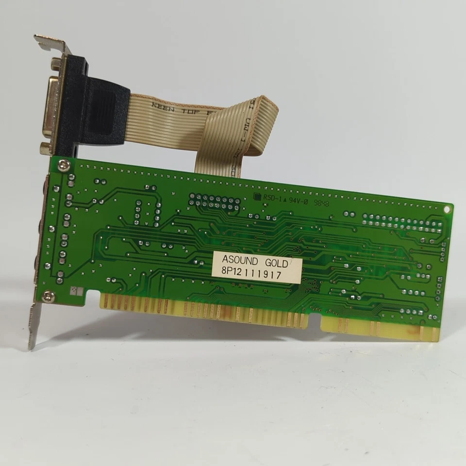 Avance Logic ALS120 16-Bit ISA AS007 ASound 3D-PNP Gold Sound Card DOS Gaming - Image 2 of 4