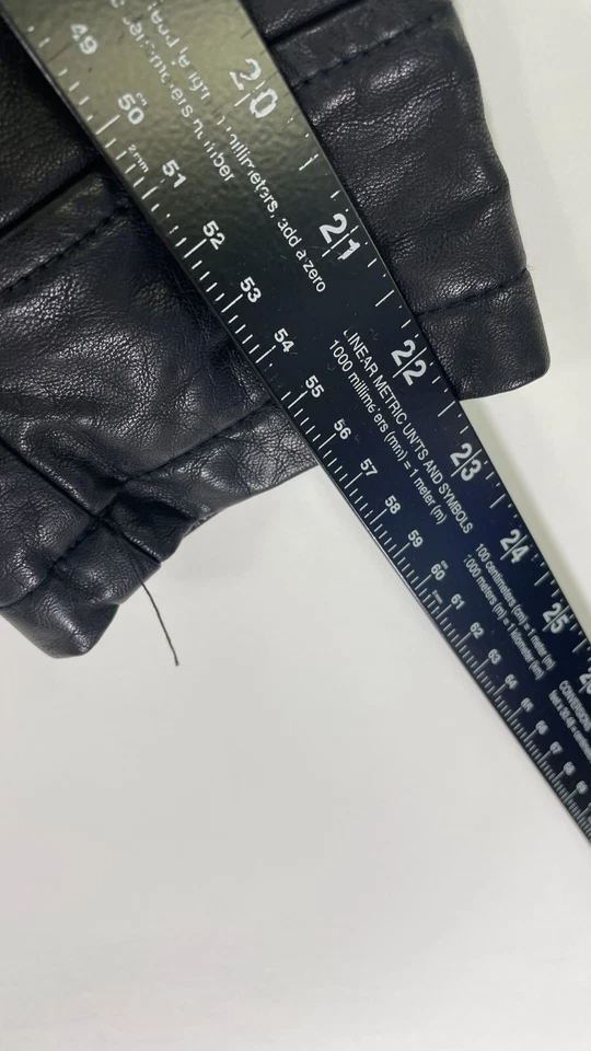 Chaqueta corta Jack by BB Dakota para mujer imitación cuero negra talla XS Foto 4 de 4