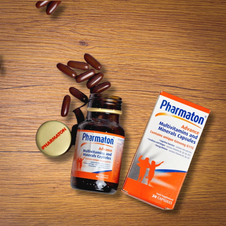 6X Pharmaton Ginseng G115 100 Cápsulas Gel Macio Ginseng Selênio Energético Booster - Imagem 4 de 4