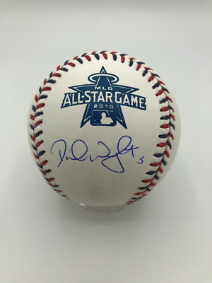 David Wright Autographed 2010 All Star Baseball (JSA)