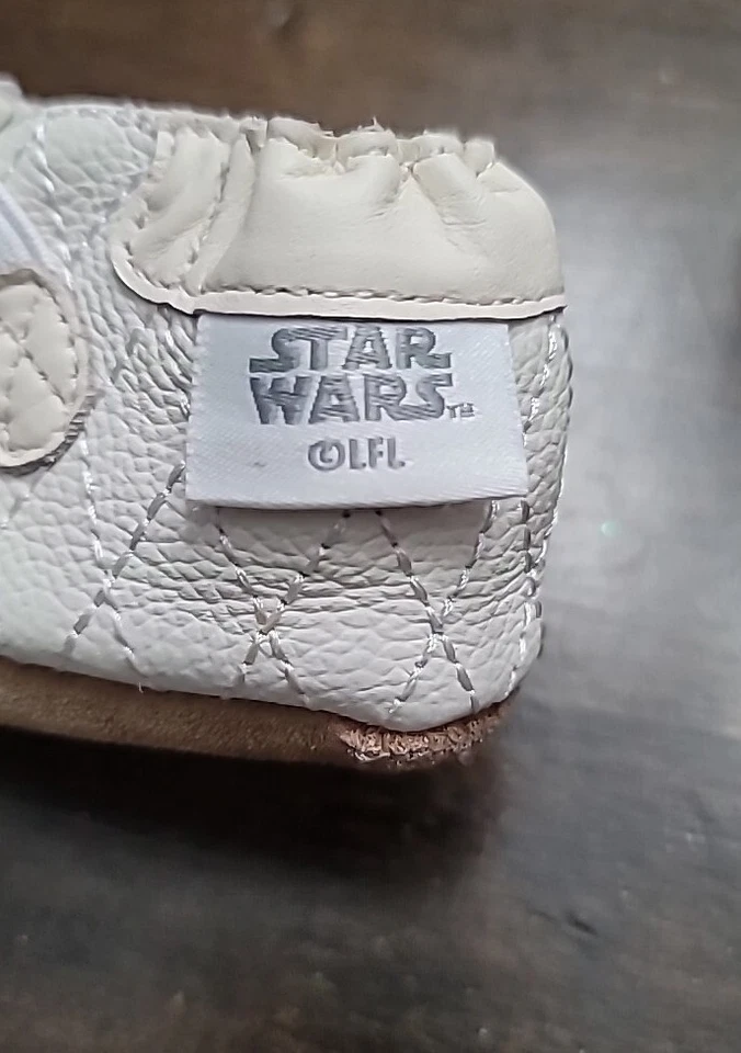 Disney Starwars Baby Girl Leather Princess Lea Shoes Sz 18/24 Months - Image 3 of 4