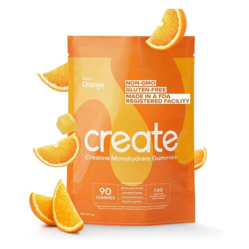 Create Wellness Every Creatine Monohydrate Orange Flavor 90 pcs