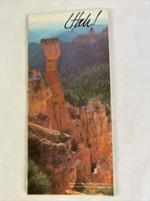 Utah Road Map Vintage 1978 Golden Circle Big Breathtaking Beautiful