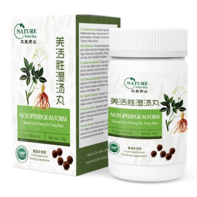 Qiang Huo Sheng Shi Tang Wan  Notopterygium Form  Authentische TCM Kräuterformel