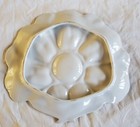 Oyster Plate China Collectible Gold Leaf unmark Haviland Austria Rare Find — photo 8