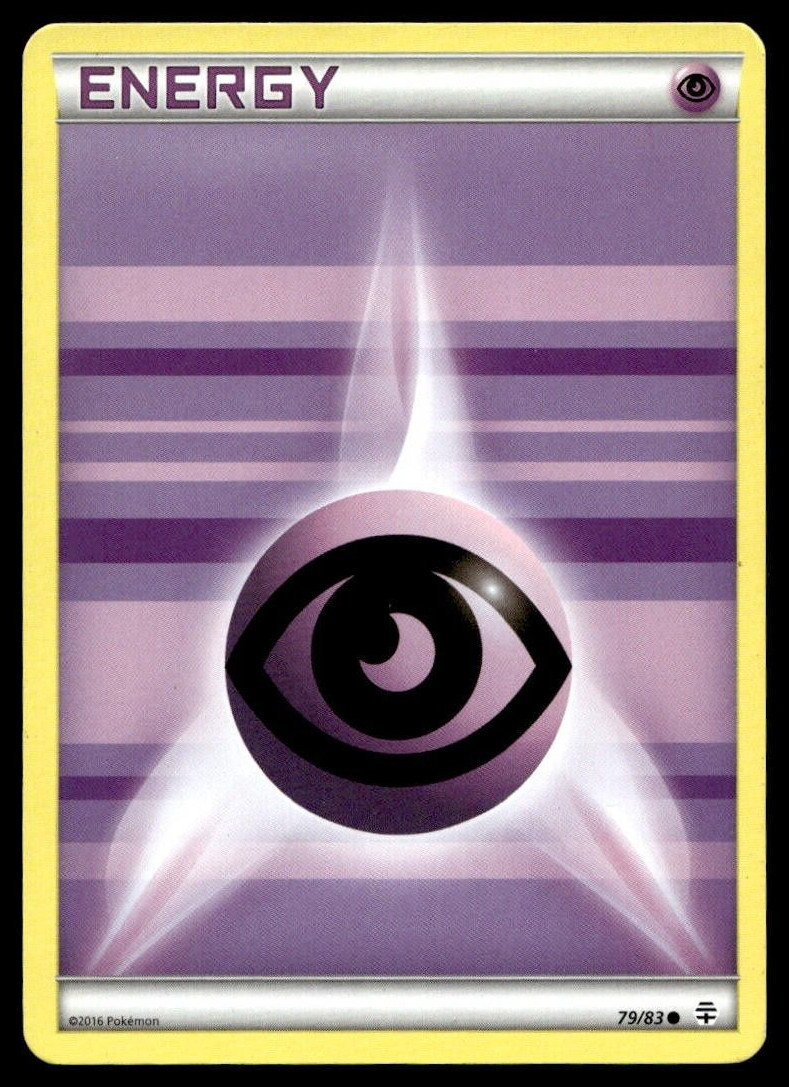 Psychic Energy 79/83 Pokemon Card Generations Common Near Mint M8