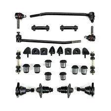 Front End Suspension Rebuild Kit Inner Tie Rods Fits 1957 1958 Ford Full Size