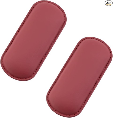 2PCS Car Door Armrest Pads, Soft Leather Memory Foam Car Arm Rest C Color: Red - Picture 1 of 6