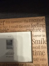 VTG 1993 Amerigo Lasercraft Wood Picture Frame 4x6 Sentimental Quote Made in USA