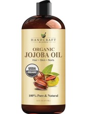 100 Pure Organic Jojoba Oil 16 Fl Oz  Cold-Pressed Carrier Oil for Hair, Skin