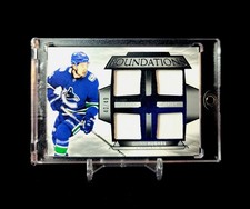2021-22 Upper Deck The Cup Foundations Quad Jerseys #F-QH Quinn Hughes /49! WILD