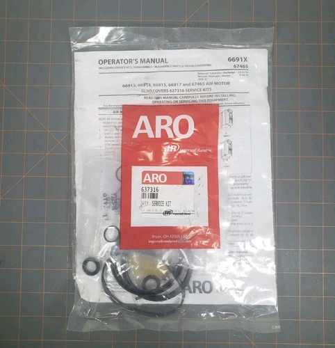 ARO Ingersol Rand 637316 Air Motor Service Kit, Seal Kit