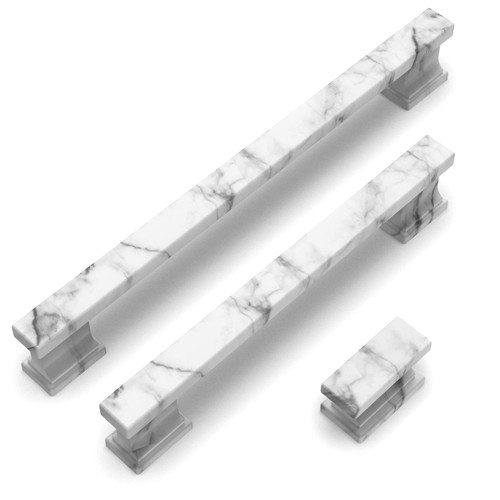 10 Pack 10 inch Cabinet Handles White Marble Cabinet Pulls Kitchen Handles fo... - Picture 5 of 6