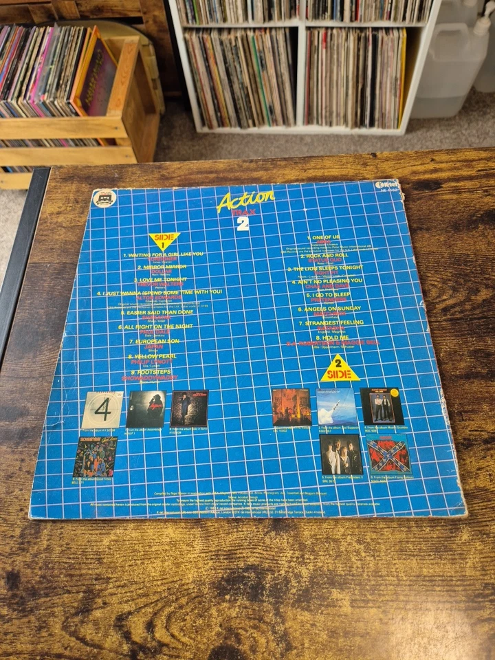 Action Trax 2 - K-Tel - NE1162 - UK - 1st Press - Compilation - EX - VG - LP - Image 2 of 4