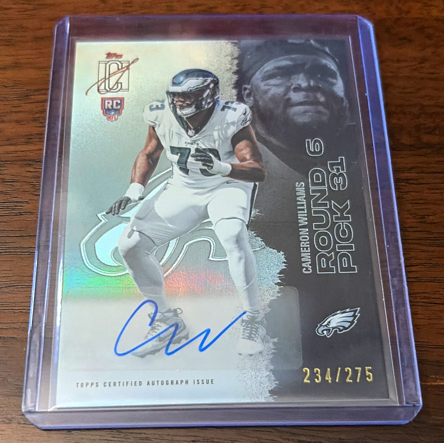 Topps Signature Class 2025 Cameron Williams Rookie Auto /275 #203