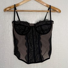Mesh and lace corset top, Urban Outfitters Out From Under Modern Love No Tag