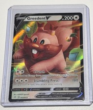 greedent v pokemon card price (120/159) [Sword & Shield: Crown Zenith] Pokmon Hit Points210 HP Form Greedent V #217 Prices |