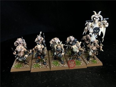 Warhammer The Old World DPS painted Beastmen Brayherds Ungor Herd Archers SK7174