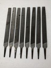 Vintage Nicholson 10โ Flat Hand File Mill Bastard Lot Of 8 Made In USA