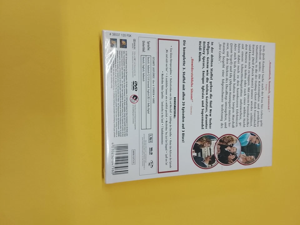 How I Met Your Mother – Staffel 3 DVD (FSK 12) Deutsch/Englisch mit Untertiteln - Bild 2 von 2