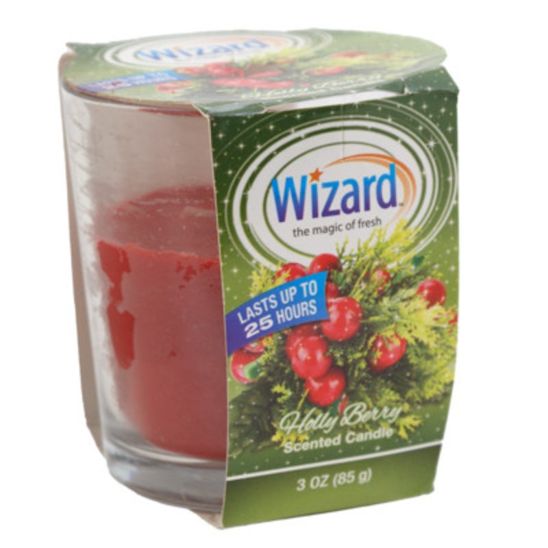 Wizard Scented Candle Holly Berry