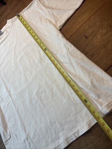 Vintage Cal Cru Textured White T Shirt Size XL Single Stitch Made In USA - Picture 9 of 12