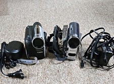 Sony Handycam DCR-HC48 MiniDV SD Camcorder and Canon ZR60 Both FOR PARTS/REPAIR