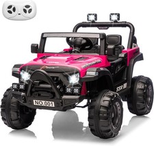 Kids Ride on Car 3 Speeds Electric Truck 12V with Parent Remote Control