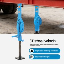 Stahlwinde 3000 kg 3t Zahnstangenwinde Hubwinde Hebewinde Stockwinde 73–109 cm