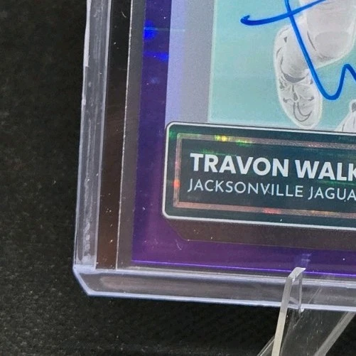 2022 Optic Travon Walker Rated Rookie AUTO SP Purple Stars /50 - Image 4 of 4