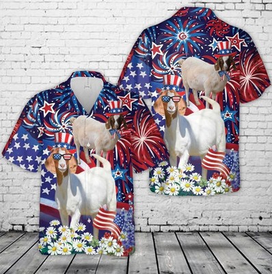 God Bless America Aloha Shirts 4th Of July Unisex Hawaiian Shirt Aloha
