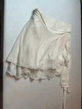 Blogilates Women's Dance Studio Wrap Skort 3.25" - Cream Medium 