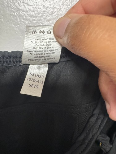 Vestido de baño Venus negro talla 4 traje de baño con falda de una pieza detalle de cadena dorada - Imagen 4 de 9