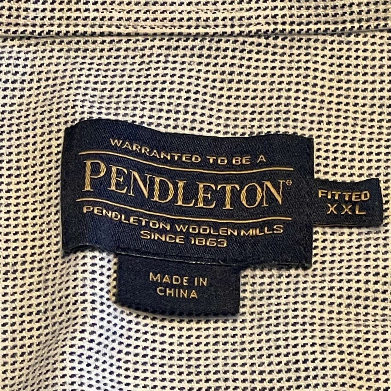 Pendleton Fitted XXL Button Down Short Sleeve Cas… - image 3
