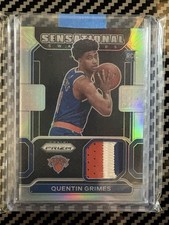 2021-22 Panini Prizm Quentin Grimes Sensational Swatches Prime Patch RC /10