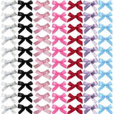 70PCS Mini Hair Bows for Women Girls,Pink Bows for Hair Red Hair Bows Ribbon Bow
