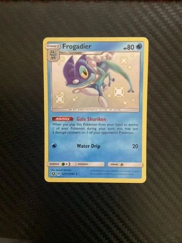 Frogadier Holo Hidden Fates: Shiny Vault SV12/SV94 S NM Pokemon