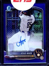 JESUS MADE ~ 2025 Bowman Chrome Purple Mega Box Prospect Autograph #JM (#53/199)