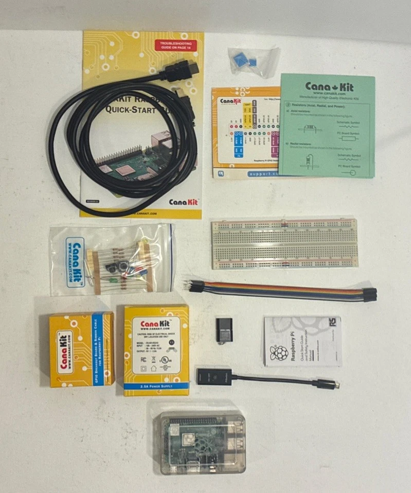 CanaKit Starter Kit Raspberry Pi 3 Model B+ NIB W/ Raspberry Pi For Kids Book - Image 3 of 4