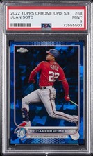 2022 TOPPS CHROME UPDATE SAPPHIRE ED #68 JUAN SOTO PSA 9