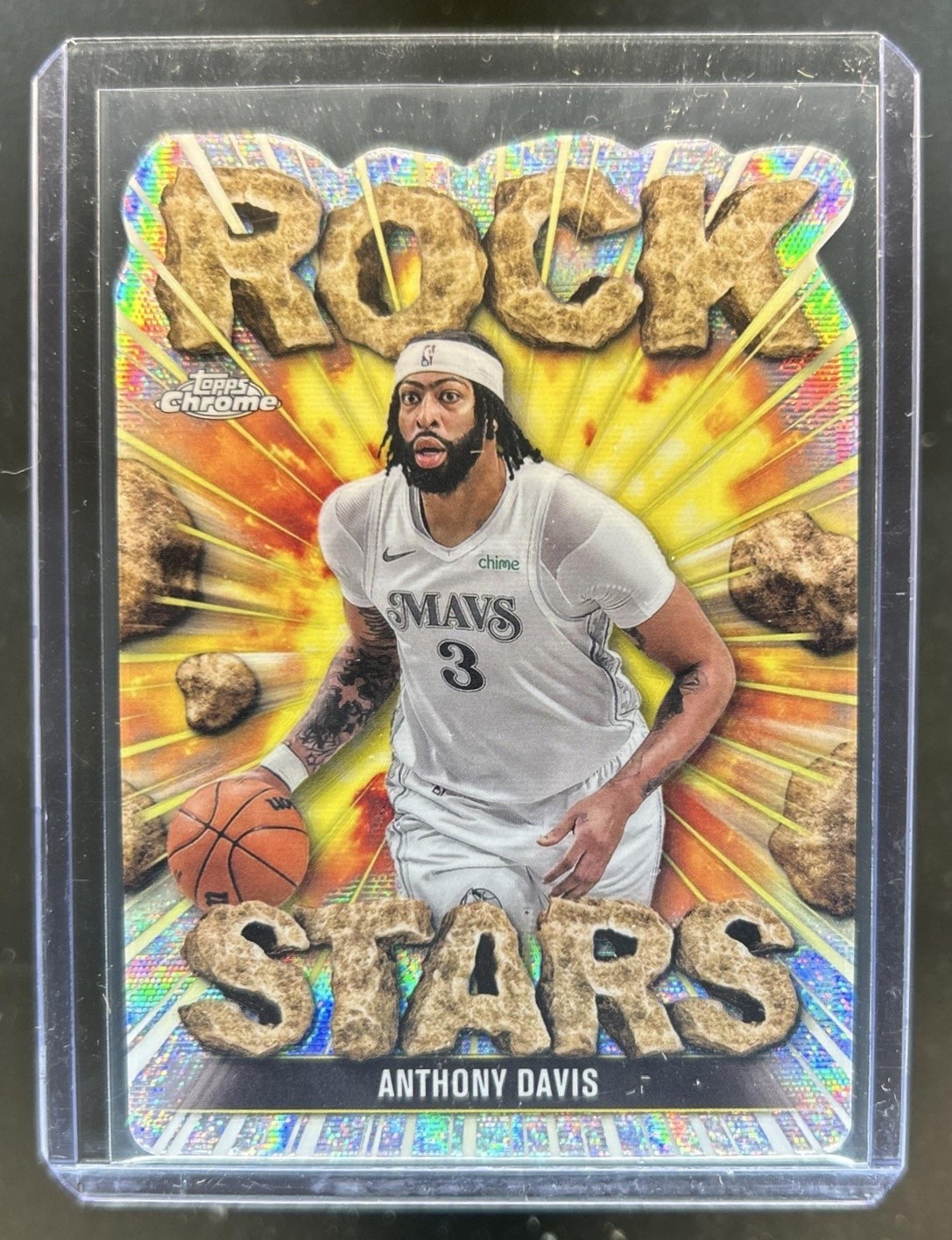 2025-26 Topps Chrome Anthony Davis Rock Stars SSP #RS-6 Mavericks